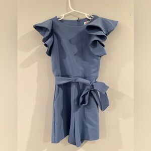 GB Girls Blue Romper
